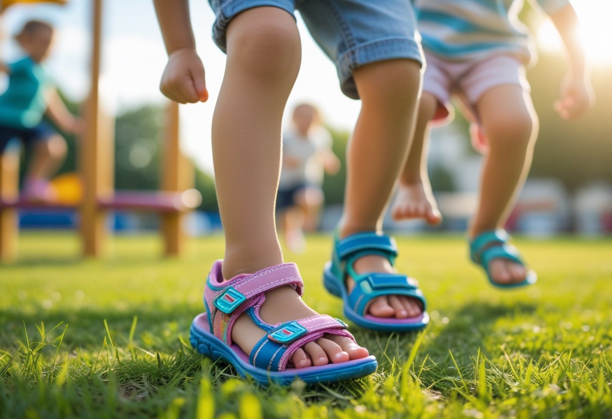 Saadan vaelger du de bedste sandaler til boern til leg og tumling